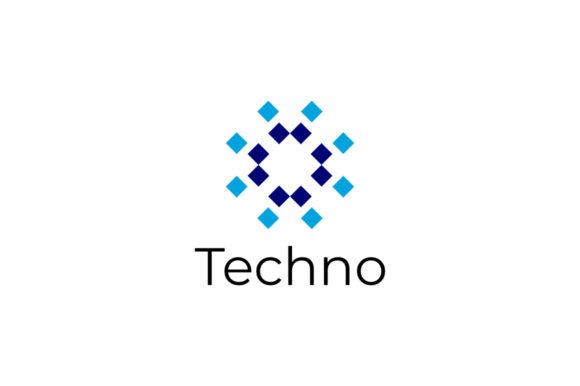 Abstract Pixel Logo: A Modern Typeface for Digital-First Brands
