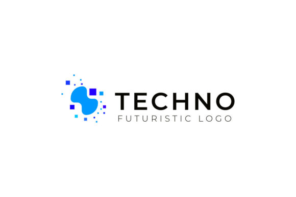 Blue Pixel Logo: A Modern Typeface for Bold Brands