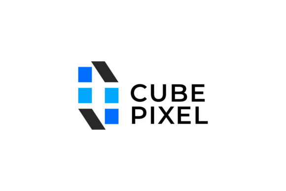 Cube Pixel Logo: Blending Digital Precision with Creative Flair