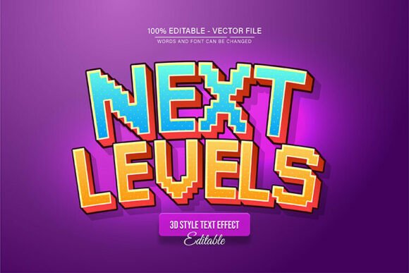 Next Level Pixel 3d Text Effect Editable: A Deep Dive