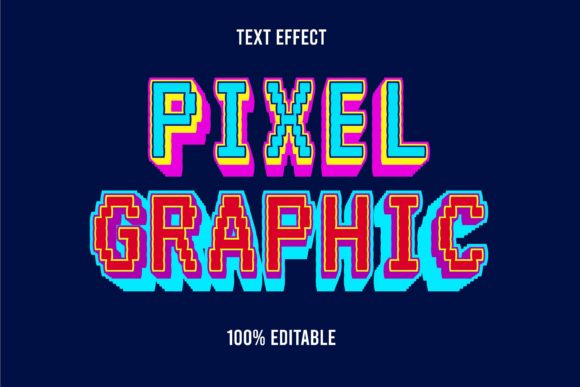 Pixel Graphic Text Effect: Retro Charm Meets Modern Flexibility