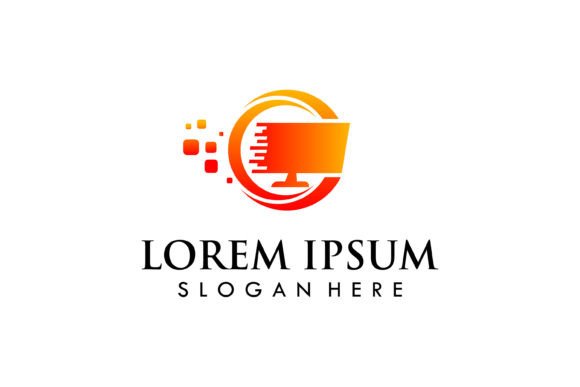 Pixel PC Computer Tech Logo Design: A Modern Digital Asset