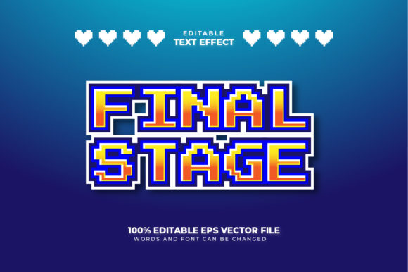 Pixel Text Style Effect: Editable Text for Modern Projects