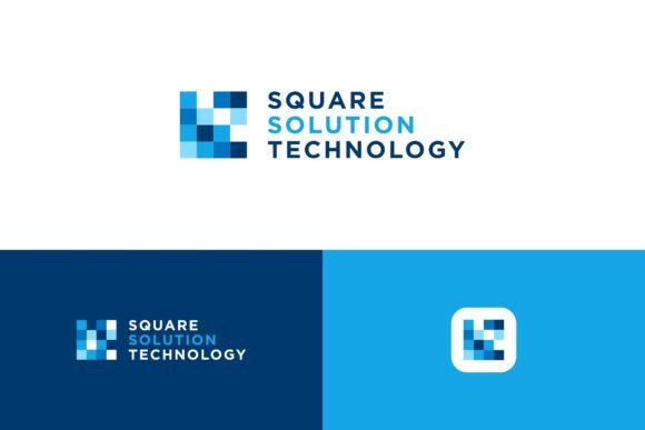 Square Arrow Pixel Digital Logo: A Modern Branding Asset