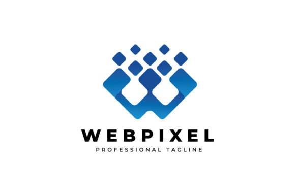 W Letter Web Pixel Logo: A Modern Symbol for Your Brand